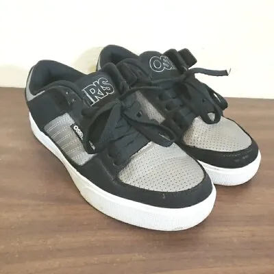 Osiris Low Top Skate Shoes Mens Size 8 Black & Gray • $19.99