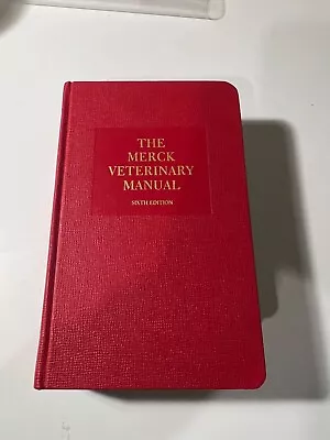 The Merck Veterinary Manual  6th Edition Hardcover 1986Clarence M. Fraser • $17.49