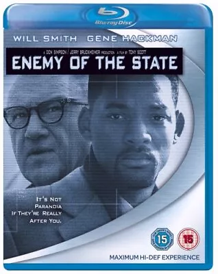 Enemy Of The State Blu-ray (2007) Will Smith Scott (DIR) Cert 15 Amazing Value • £6.09