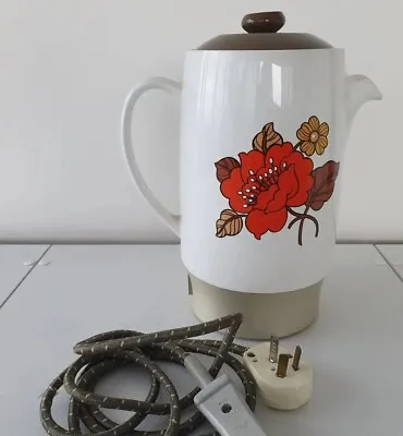 Vintage Russell Hobbs Coffee Pot Percolator  Wedgwood Ceramics - Made In England • $100