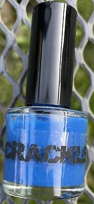 New 11ml Blue Crackle Nail Polish Varnish Quick Dry • £3.15