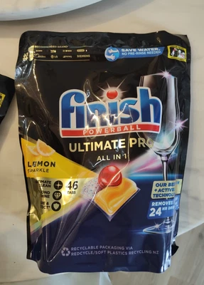 $25 • Buy Finish Ultimate Pro Dishwasher Tablets Lemon 46 Pack