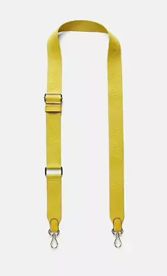 New NWT Authentic Mimco Bag Strap Webbing Logo Yellow Spiced Chartreuse Bagstrap • $16.16