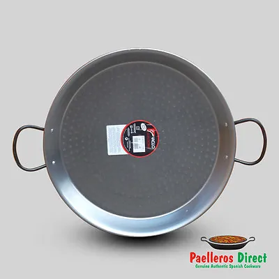 40cm Authentic Spanish Polished Steel Paella Pan • £22.49