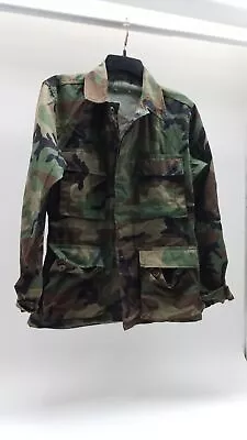 Men's Coat Woodland Camo Pattern Combat Sz XS Short • $29.99