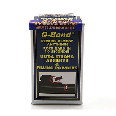 Q Bond Repair Kit Small ROCK HARD IN 10 Seconds GLUE ANYTHING! Qbond Q-Bond • £13.99