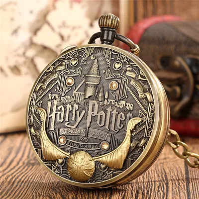 Unique Music Box Playing Musical Quartz Pocket Watch For Birthday Gifts Harry • $17.66