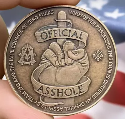 Hilarious Dickhead Of The Year Award Challenge CoinFunny Challenge Coin  • £5.99