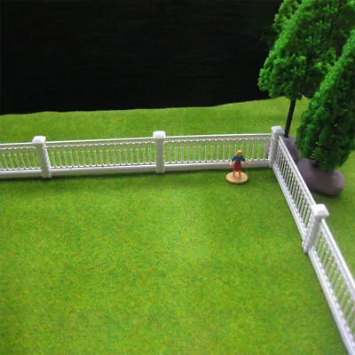 1 Meter Model Railway Diorama HO OO White O Scale 1:87 Building Fence Wall • $10.46