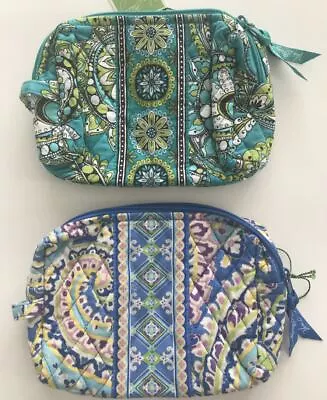 VERA BRADLEY MEDIUM COSMETIC BAG- VINTAGE Fabric Designs-NEW- NWT- VHTF-Assorted • $15