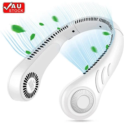 $19.99 • Buy Portable Fan Mini Neck Fan USB Bladeless Hands-Free Hanging Neck Fan Cooling Fan