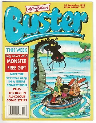 £1 • Buy Buster Comic 5th September 1992 Chalky X-Ray Specs Ivor Lott Leopard Lime Street