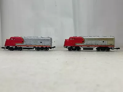 Bachmann N Gauge F9 Santa Fe #215 & Dummy Unit Tested Running • $39.95