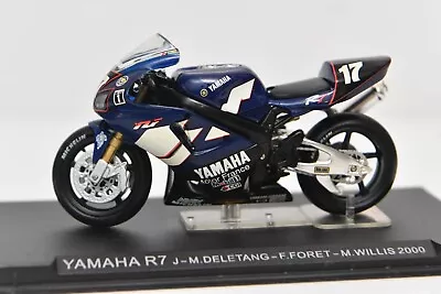 IXO Deagostini 1:24 Yamaha R7 Deletang Foret Willis Model Motorbike Motorcycle • £9.99