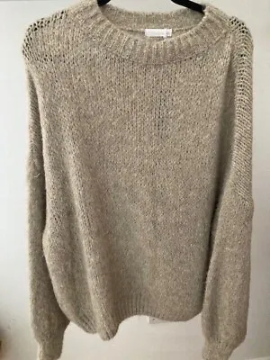 $48.90 • Buy New Billi Soft Over Sized Lagenlook Crew Neck Sweater Jumper Pullover  10 - 14