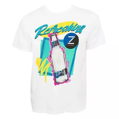 Zima Retro Logo Tee Shirt White • $28.98