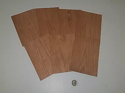 1 Lot Of 7pcs Cherry Raw Veneer Shorts Lot #202 • $15.49