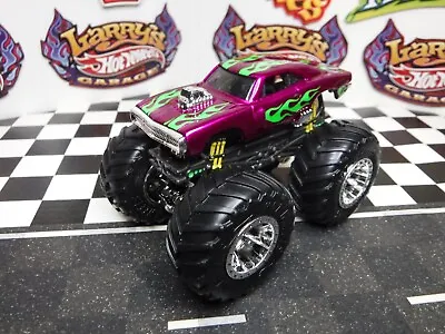 Hot Wheels Custom Monster Jam Dodge Charger RT Paint Flames • $29.99