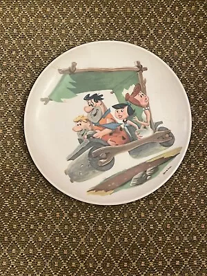 1960'S FLINTSTONES MELMAC Children’s DINNERWARE PLATE Hanna-Barbera Cartoons • $15