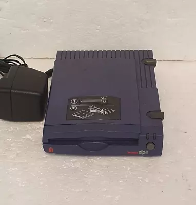 IOmega Z100P2  Zip Drive With Power Supply ** UNTESTED** • £26.95