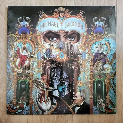 (VG+/2LPS) Michael Jackson - Dangerous (1991 Korea Orig 1ST LP Vinyl) • $59.99