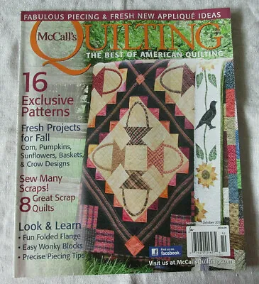 $3 • Buy McCall's Quilting Magazine:  Sept/Oct 2014