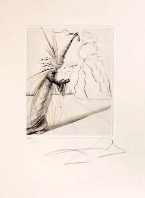 DALI The Magicians L'Illusioniste Hand Signed Numbered Etching  Certified • $5000