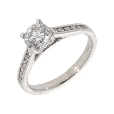 $5588.88 • Buy New 18ct White Gold 1.10 Carat Diamond Solitaire Ring Size: L 18ct Gold For Her