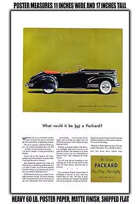 11x17 POSTER - 1941 Packard Custom Convertible Victoria By Darrin • $16.16