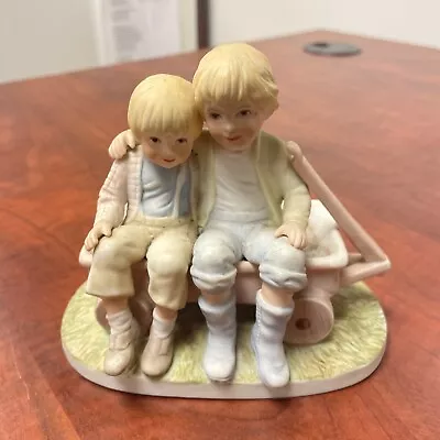 Vintage Figurine BROTHERS By Frances Hook. Roman Inc Made In Mexico1983  • $18.75