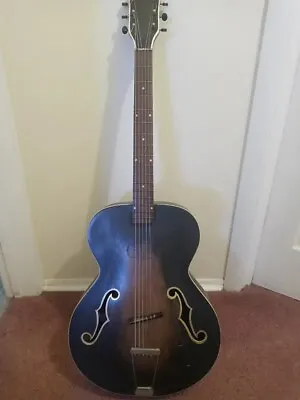 Unbranded Vintage Or Antique Archtop Acoustic Guitar Maybe 40s-50s? • $180