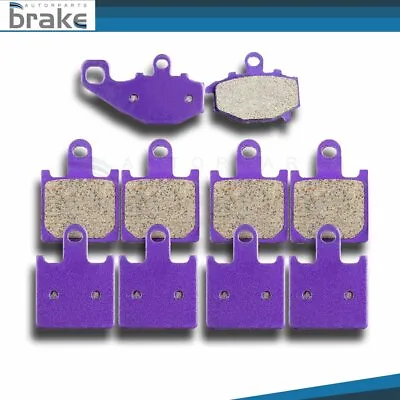 Fits Kawasaki Ninja ZX6R ZX600R 2009 2010 2011 2012 Fr+R Carbon Fiber Brake Pads • $16.76