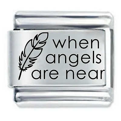 Daisy Charm  - WHEN ANGELS FEATHERS  * Compatible With Italian Charm Bracelets • £4.45