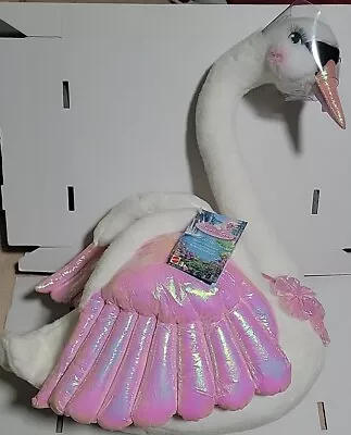 2003 Mattel Barbie As Odette Swan Lake Huge 21  Plush Swan Brand New W/Tags • $75