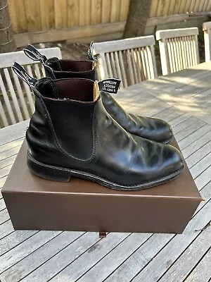 RM Williams Black Comfort Craftsmen Boots • $130