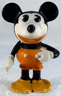 Vintage Pie Eyed Long Nose Mickey Mouse Walt E Disney Figurine Japan ~ Video • $129.99