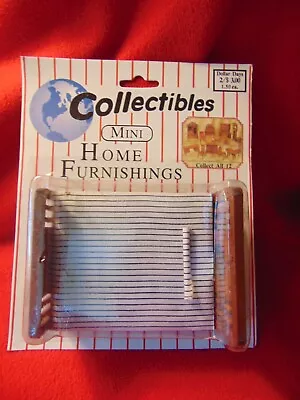 AMERICAN HEIRLOOM COLLECTIBLES Mini Doll House Furniture - Mission Style Bed NIB • $4.95