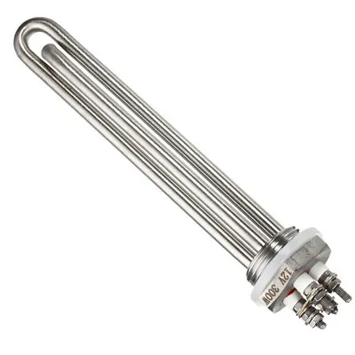12V 300W Stainless Steel Immersion Water Heater Electric Tube Heating Element • £27.99