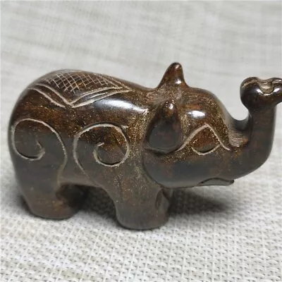 Small Vintage Metal Elephant Ornament Figurine Good Luck Fortune Jewelry • $15.99