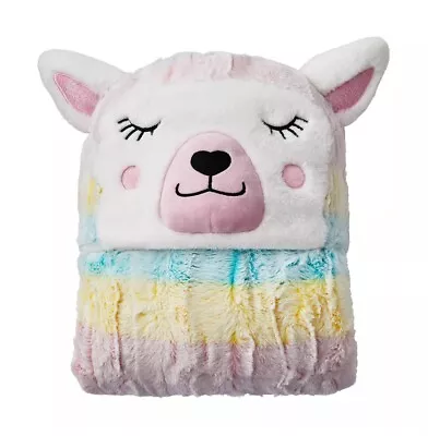 Member's Mark Cozy Faux Fur Critter Wrap 43 X81  Llama • $22.99