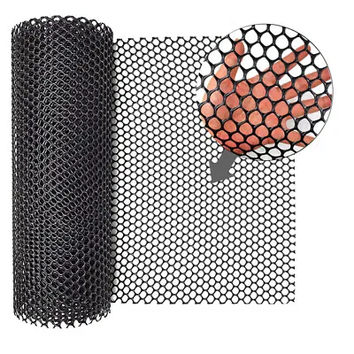 Home Plastic Chicken Wire Fence Balcony Garden Floral Poultry Fencing Netting • £10.01