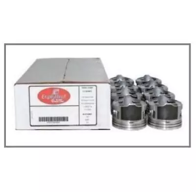 Hypereutectic Coated Flat Top Pistons For Chevrolet Gen III IV 6.0L LQ9 LS2 • $244.95