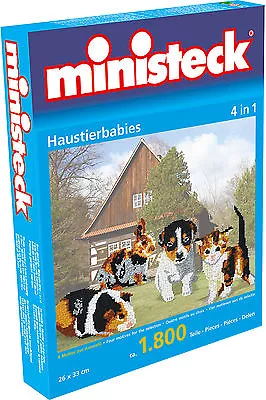 Ministeck Pixel Puzzle (31330): Baby Pets (4in1) 1800 Pieces • $14.95