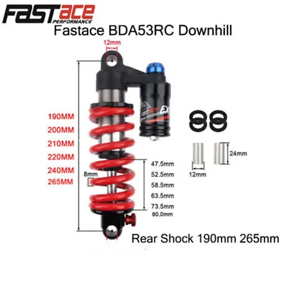 Fastace BDA53RC Downhill Rear Shock For DNM Rcp2S MTB • $109.99