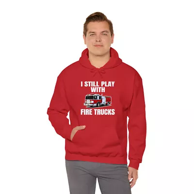 Fireman Hoodie Firefighter Sweater Fire Truck Firefighter Hoodie Shirt • $37.49