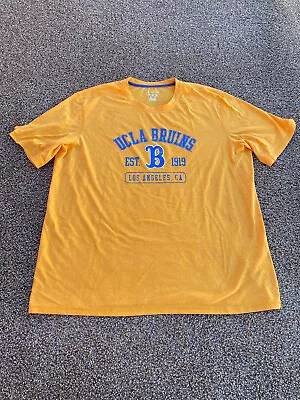 Champion UCLA Bruins Shirt Mens 2XL Gold Short Sleeve Casual Stretch NCAA Men • $14