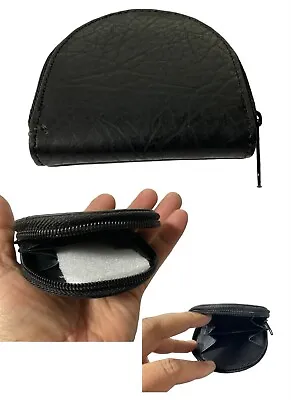 Mens Women Coin Wallet Purse Faux Leather Change Small Pouch Tray Coin Purse Zip • £3.51