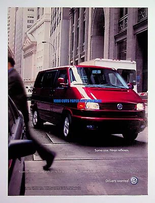 Volkswagen EuroVan Van 2003 Trade Print Magazine Ad Poster ADVERT • $7.99