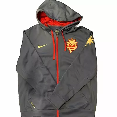 Nike Manny Pacquiao Track Jacket Hoodie Training Boxing Running MMA Full Zip Med • $119