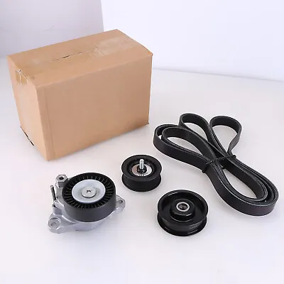 Engine Drive Belt Tensioner & Idler Pulley Serpentine Belt Kit Fit Mercedes-Benz • $39.99